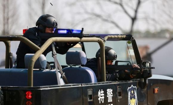 苏州特警十周年汇报演练